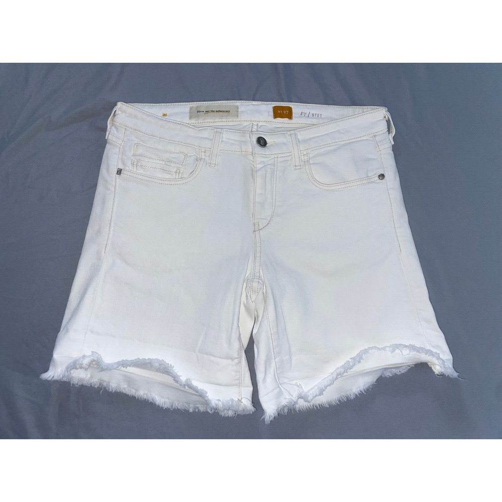 Pilcro and the Letterpress Stet Fit Cutoff Stretch Denim Jeans Shorts. 27, GUC!!